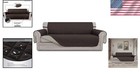 Thick Microfiber Couch Cover - Reversible   Water-resistant For 3 Cushion Sofas