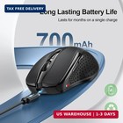 Tecknet Wireless Mouse Rechargeable  2 4g Computer Mice With Usb-a Receiver   2 