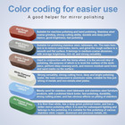 6 Pcs Metal Polishing Buffing Compound For Buffing Wheel  Polish Paste  Each Col