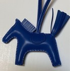Hermes Rodeo Pm Bag Charm Bleu France All Blue Leather Horse Agneau Milo Swift