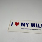 I Love My Wild Horse Vintage Bumper Sticker Usa Mustang And Burro Assoc  Texas