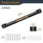 Powertec Magnetic Tool Holder Strip 12  4pk  Metal Magnet Tool Bar Organizers