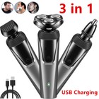 Men s Electric Beard Shaver Trimmer Razor Rechargeable Hair Shaving Machine Usb