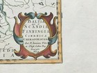 Scandinavia 1654 Nicolas Sanson Large Antique Map In Colors 17th Century