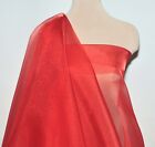 Crystal Organza  organdy 115 116   Sheer Fabric   100   Poly  Choice Of Color 