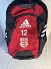 Red   Black Adidas Athletic Soccer Versatile Sports Backpack   12