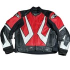 Joe Rocket Motorbike Suit 2pc Jacket Trousers Leatherred Black  Armoured 44 32