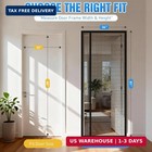 Screen Door Mesh - Reversible Left   Right Opening Door Screen With Magnetic Clo