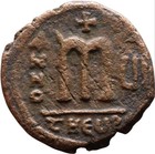 Phocas And Leontias Bronze Ancient Roman Byzantine Coin Follis 40 Nummi M 26 Mm