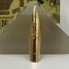 X2 D Leonardt   Co No  1464 Fountain Pen Nib Gilt   Gold Plated Vintage Nos