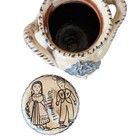 Vintage Tzintzuntzan Pottery Mexico 1950s Figural Family Scene Vessel
