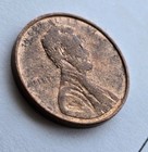 Lincoln Memorial Cent Struck Through Grease  Unknown Date  Zinc