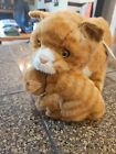 Avanti Applause 20  Plush Tabby Cat With Baby W  Tag 1987 Vintage Gorgeous 