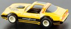 Vintage Tomy Aurora Afx Pontiac Firebird Yellow Black Goodyear Ho Scale Slot Car