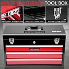 Workshop Garage Household Lockable 20 4  3-drawer Tool Box Organizer Storage