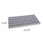 Novel Box 2-pack 50 Slot Pendant Jewelry Showcase Display Tray Inserts