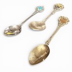 Vintage Souvenir Spoon Lot Of  3      Niagara Falls Canada   Usa
