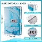 Locking Journal Diary With Lock  Password Combination Notebook Journal Blue