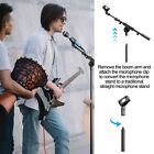 Mic Stand With Boom Arm  Heavy Duty Tripod Microphone Floor Holder Height Adj   