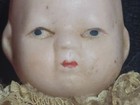 Antique Full Bisque Baby Doll Dollhouse Miniature Painted Eyes Vintage