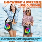 Kids Party Speaker Portable Karaoke Machine Player Stereo Audio With Microphone