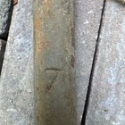 Antique Cast Iron Window Sash Counter-weight  7 Lb Free Shipping  Rusty Ptna
