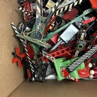 Vintage Marx O Gauge Train Accessory Lot Signals Crossing Gates Tower Parts