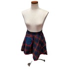 Vintage Tartan Plaid Holiday Half Apron 