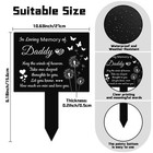 Cemetery Decorations For Grave Memorial Plaques Markers Stake For Outdoors De   