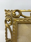 Ornate Hollywood Regency Style Gold Tone Picture Frame For 4 5x6 5   photo