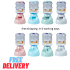 Automatic Dog Cat Auto Water Feeder Pet Self Dispenser Waterer Feeding Dish Bowl
