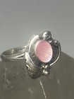 Mother Of Pearl Ring Southwest Pinky Floral Leaves Blossom Baby Children Women G