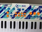 Kids 37-key Electronic Keyboard Piano Educational Musical Toy Blue   White   