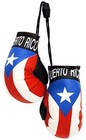 Puerto Rico Country Flag Mini Boxing Gloves To Hang On Car Mirror