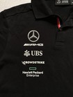Mercedes Amg Petronas F1 Team Polo Shirt Black Men s Size M