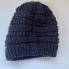 C c Beanietail Soft Stretch Cable Knit Messy High Bun Ponytail Cc Beanie Hat Cap