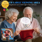 10x 30x Large Magnifying Glass With Light For Reading  Hands Free Magnifying Gla