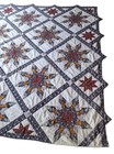 Vintage Star Quilt Patchwork 85  X 89 