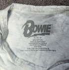 Grey Tie-dye David Bowie 1978 World Tour Short-sleeve Crewneck T-shirt Medium