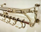 French Rack Luggage Rack Silver Train Wall Mounted Rack Luxury Active Rack