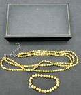 Jay King 925 Sterling Silver Fiber Optic Glass Multi-strand Necklace   Bracelet