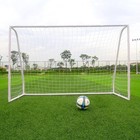 Portable Soccer Goal Net Pvc Frame Backyard Football Training Set 8x5 Ft