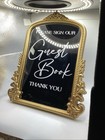 Wedding Guest Book Mirror Sign  Please Sign Our Guest Book Thank You