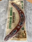 Vintage Hand Painted Australian Wood Boomerang Folk Art Aborigine Tribal Art 14   