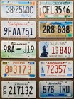 Large Lot Of 15 Old Colorful License Plates - Bulk - Many States - Low Shipping