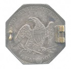 Nd Seated Liberty Quarter Love Token Cfr Victorian  4813