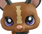 Littlest Pet Shop Dog  1767 Corgi 2007 Lps Brown Tan Gen 3 Purple Eye Multi Pack