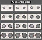 600 Pcs Coin Holders Cardboard Coins Flips Coin Collection Display Sleeves Penny