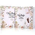 Baby Memory Book First 5 Years Keepsake Scrapbook Diy Photo Book For Boy Or Girl