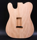 Mahogany Electric Guitar Body Blank For Guitar Project Sss Pickup Holes Diy